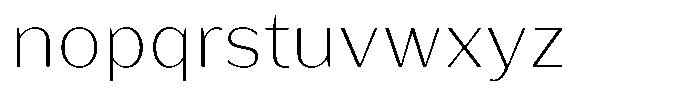 Bankins Normal Bankins Thin Xc A Font LOWERCASE