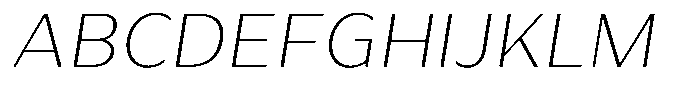 Bankins Normal Bankins Thin Xc B Mr B Slant Font UPPERCASE