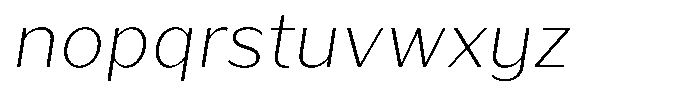 Bankins Normal Bankins Thin Xc B Mr B Slant Font LOWERCASE