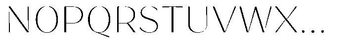 Bankins Normal Bankins Thin Font UPPERCASE