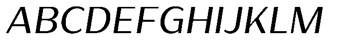 Bankins Normal Bankins Xc B Mr B Slant Font UPPERCASE