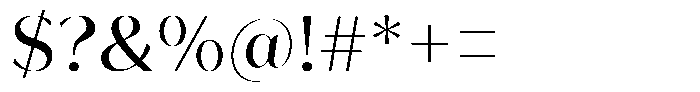 Bankins Variable Font OTHER CHARS