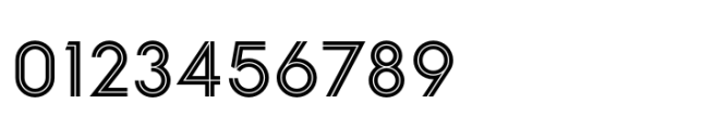 Banks and Miles Double Line Dark Font OTHER CHARS