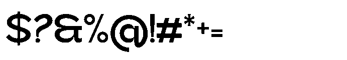 Banky Sans Regular Font OTHER CHARS