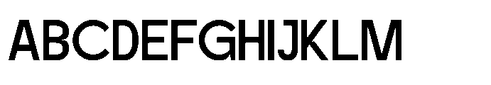 Banky Sans Regular Font UPPERCASE