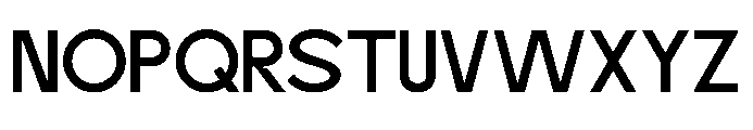 Banky Sans Regular Font UPPERCASE