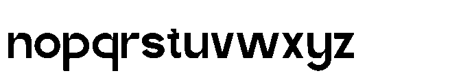 Banky Sans Regular Font LOWERCASE