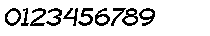 Banky Sans Slant Regular Font OTHER CHARS