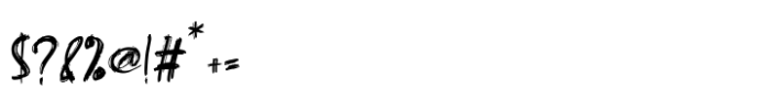 Bantajak Script Font OTHER CHARS