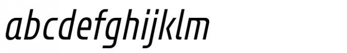 Bantat Condensed Italic Font LOWERCASE