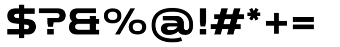 Bantat Expanded Semi Bold Font OTHER CHARS