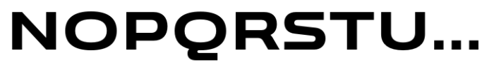 Bantat Expanded Semi Bold Font UPPERCASE