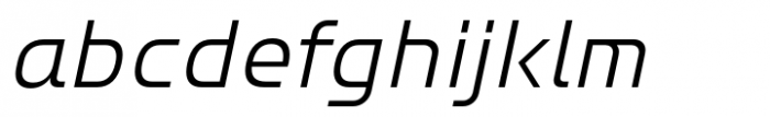 Bantat Light Italic Font LOWERCASE
