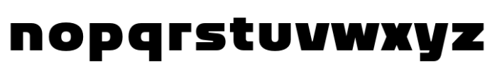 Bantat Semi Expanded Black Font LOWERCASE