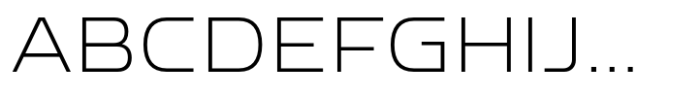 Bantat Semi Expanded Extra Light Font UPPERCASE