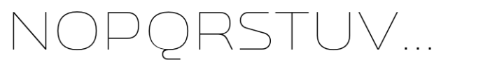 Bantat Semi Expanded Thin Font UPPERCASE