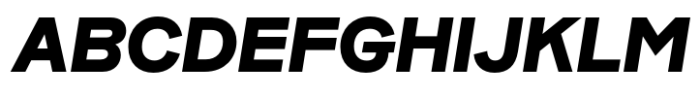 Banter Grotesk Black Italic Font UPPERCASE