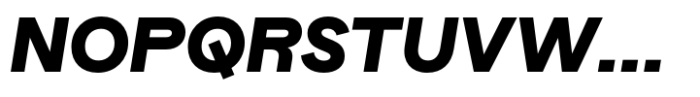 Banter Grotesk Black Italic Font UPPERCASE