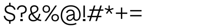 Banter Grotesk Light Font OTHER CHARS
