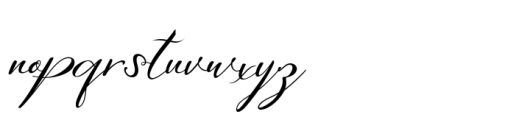 Bantimang script Regular Font LOWERCASE