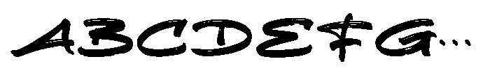 Bapty Phinta Font UPPERCASE