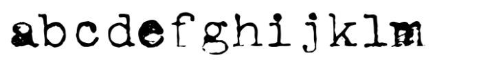 Bar CF Std Regular Font LOWERCASE