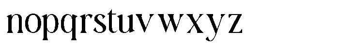 Barabella Font LOWERCASE
