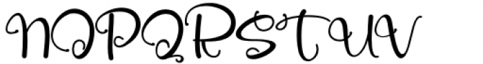 Barachiel Alternate Swash Font UPPERCASE
