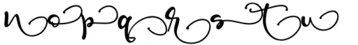 Barachiel Alternate Swash Font LOWERCASE