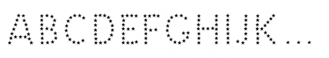 Barack Stars Font UPPERCASE