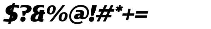 Baramee Black Italic Font OTHER CHARS
