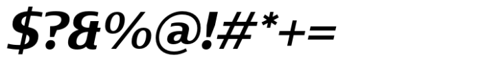 Baramee Bold Italic Font OTHER CHARS