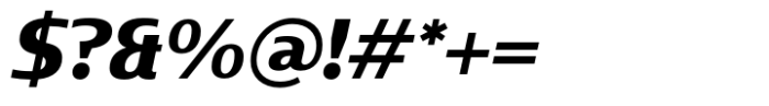 Baramee Extra Bold Italic Font OTHER CHARS