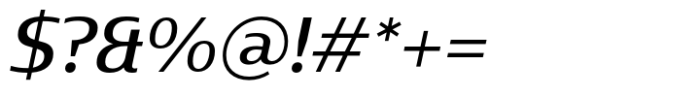 Baramee Medium Italic Font OTHER CHARS