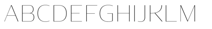 Baramee Thin Font UPPERCASE