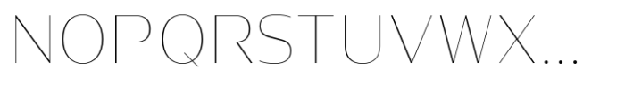 Baramee Thin Font UPPERCASE