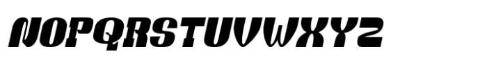 Barbados Oblique Font UPPERCASE
