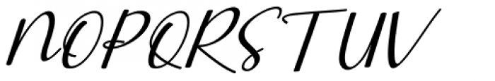 Barbara Calligraphy Italic Font UPPERCASE