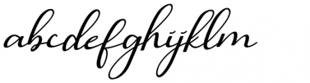 Barbara Calligraphy Italic Font LOWERCASE