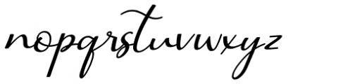 Barbara Calligraphy Italic Font LOWERCASE