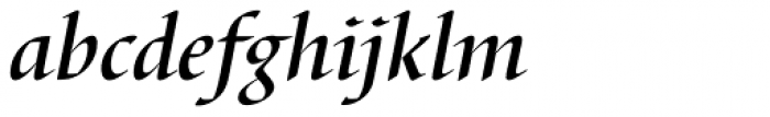 Barbedor EF Medium Italic Font LOWERCASE