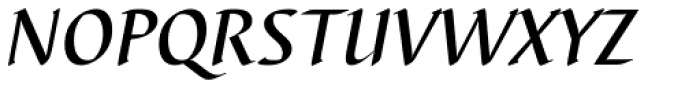 Barbedor Medium Italic Font UPPERCASE