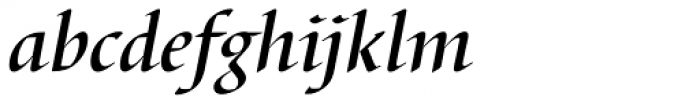 Barbedor Medium Italic Font LOWERCASE
