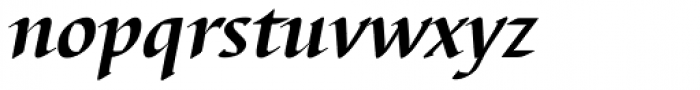 Barbedor Std Bold Italic Font LOWERCASE