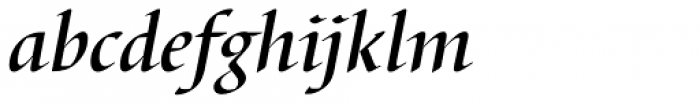 Barbedor Std Medium Italic Font LOWERCASE