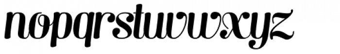Barber 2 Italic Font LOWERCASE