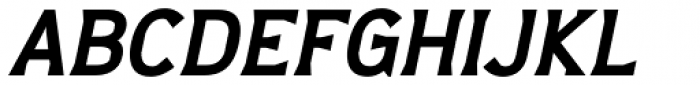 Barbica Bold Italic Font UPPERCASE