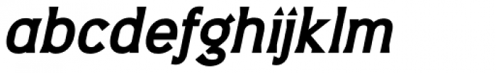 Barbica Bold Italic Font LOWERCASE