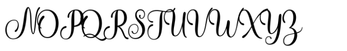 Barbie Script Font UPPERCASE