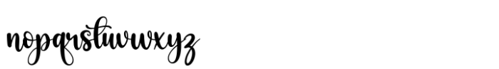 Barbie Script Font LOWERCASE